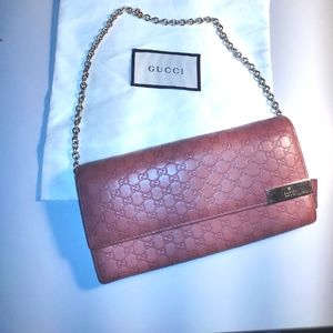 Gucci leather guccissma Nude handbag